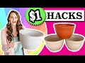 $1 Flower Pot HACKS anyone CAN do!! NO SKILL NEEDED! | Dollar Tree DIYs