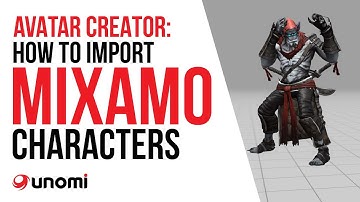 Avatar Creator Plugin: How to import Mixamo Characters