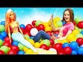 Видео про русалок! Барби РУСАЛКИ Barbie Dreamtopia в подводном царстве! Ныряем в бассейн с шариками!