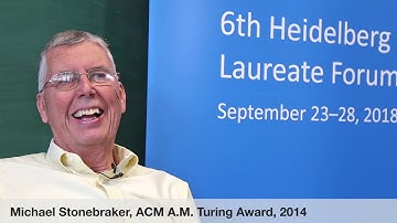 6th HLF – Laureate interview: Michael Stonebraker