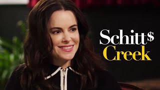 Schitt's creek stars emily hampshire and daniel levy discuss stevie's
hotel hookup, mariah's blessing playing drunk. schitt’s airs every
wednesday ...