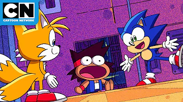KO Meets Sonic The Hedgehog! | OK K.O.! Let's Be Heroes