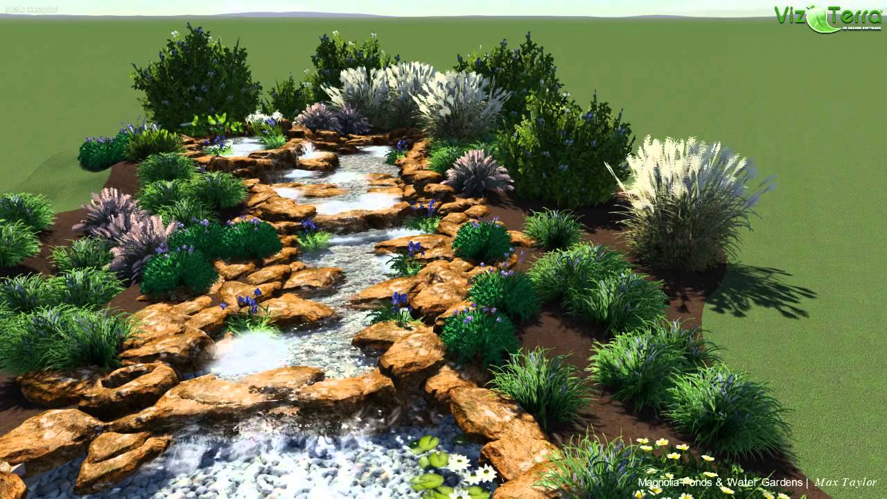 Pond Design by Magnolia Ponds for Synergy Desgin and Build YouTube