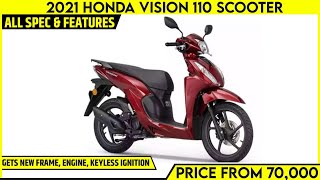 TVsæt Tæl op Leonardoda 2021 Honda Vision 110 Scooter With Smart Key Launched | India Lauch ? | All  Spec, Features, Engine - YouTube