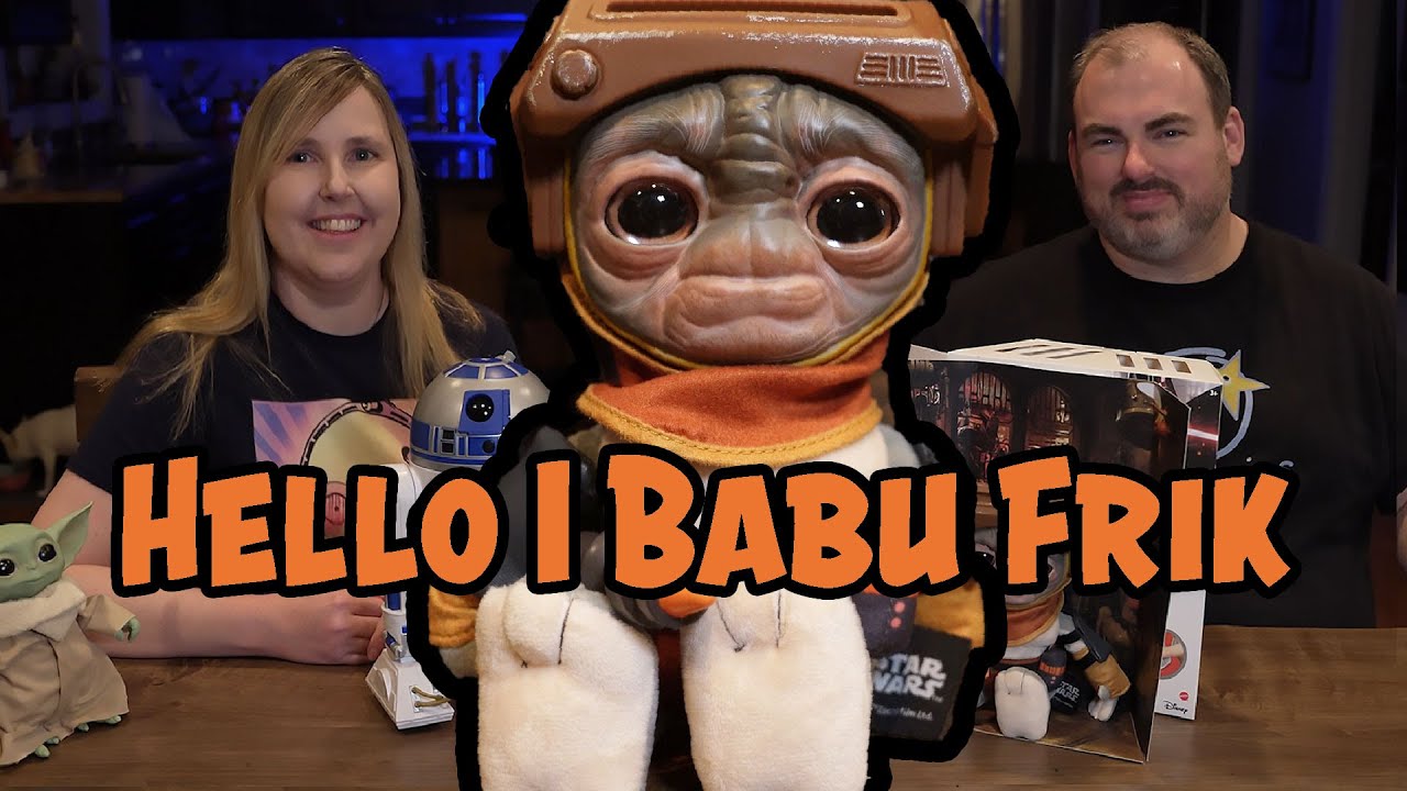 Target Star Wars Talking Babu Frik Plush 9" Mattel 2020 Toy Disney for sale online 