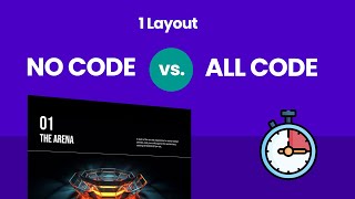 How much Faster is Low Code vs. Raw HTML/CSS?