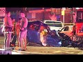 Two Killed, Car Smashes Into Fire Truck | Compton, CA