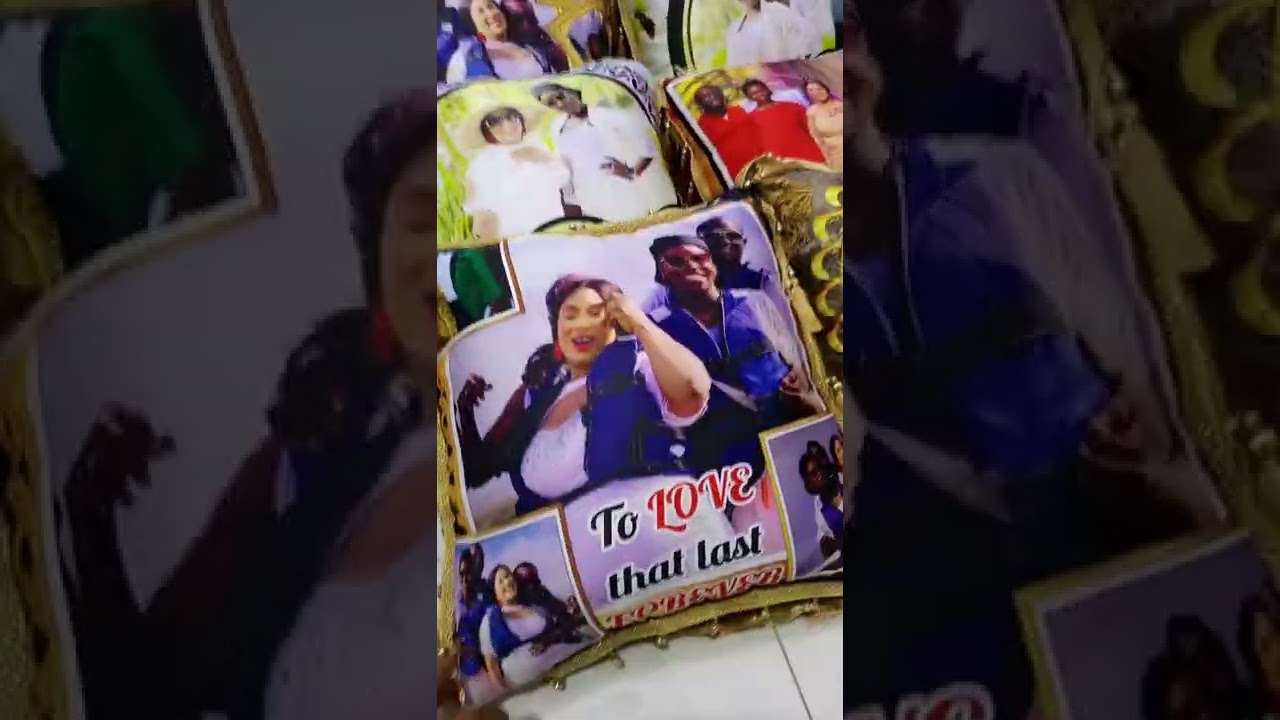 Lovely customized throw pillows made for our client