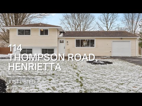 114 Thompson Road, Henrietta, NY home video tour