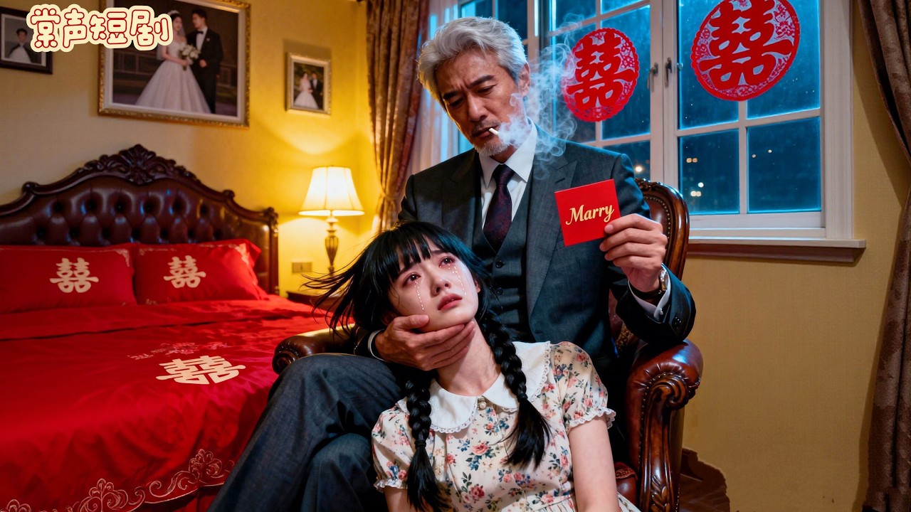 灰姑娘被惡毒養父賣給癱瘓老頭，以為會吃一輩子苦，怎料他竟是奪走她初夜的多金霸總，她滿身吻痕都是他的傑作！卸下偽裝，婚後把她寵上天！#歪打正著嫁對人 #drama #短劇 #愛情 #霸總 #甜寵