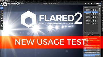 Flared2 - Real-Time Lens Flare Test in Blender (Usage Demo)