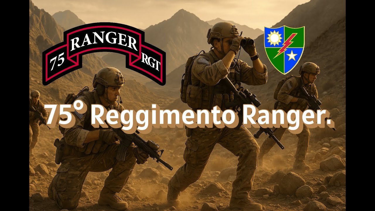 US ARMY RANGER - 75° Reggimento Fanteria / Certificato Di Encomio - Riproduzione Militaria USA