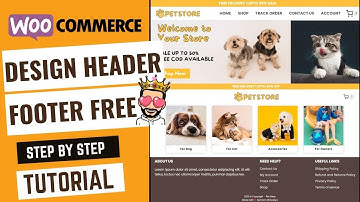 Design Header and Footer for FREE | Create Menu in Wordpress 2023 | Add Pages and Design Menu
