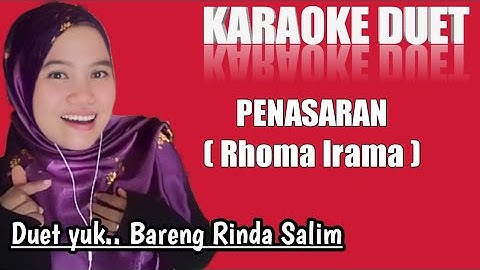 Penasaran - Rhoma Irama | Karaoke duet bareng Rinda Salim