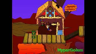 Crash Bandicoot Psyched Out - Ruined Village Gameplay Clip