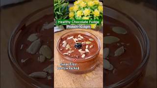 Healthy Chocolate Fudge | High Protein Dessert | Recipes by Ajanta