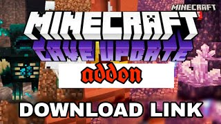 how to download minecraft Cave and cliff update addon - Media fire -mcpe hindi -royal hub gamerz screenshot 3