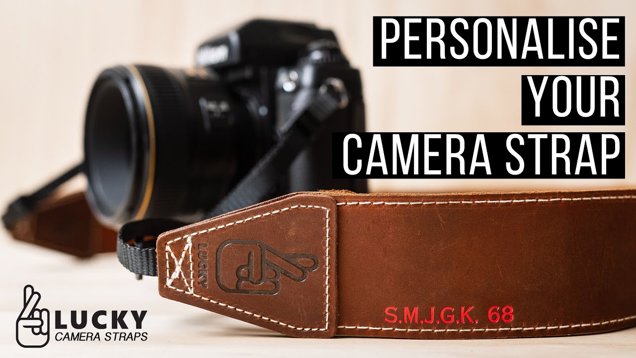 Genuine leather camera Strap,Gift for Her Presonalized Navy Polkadot Camera strap,Candy Leather DSLR Camera Strap 