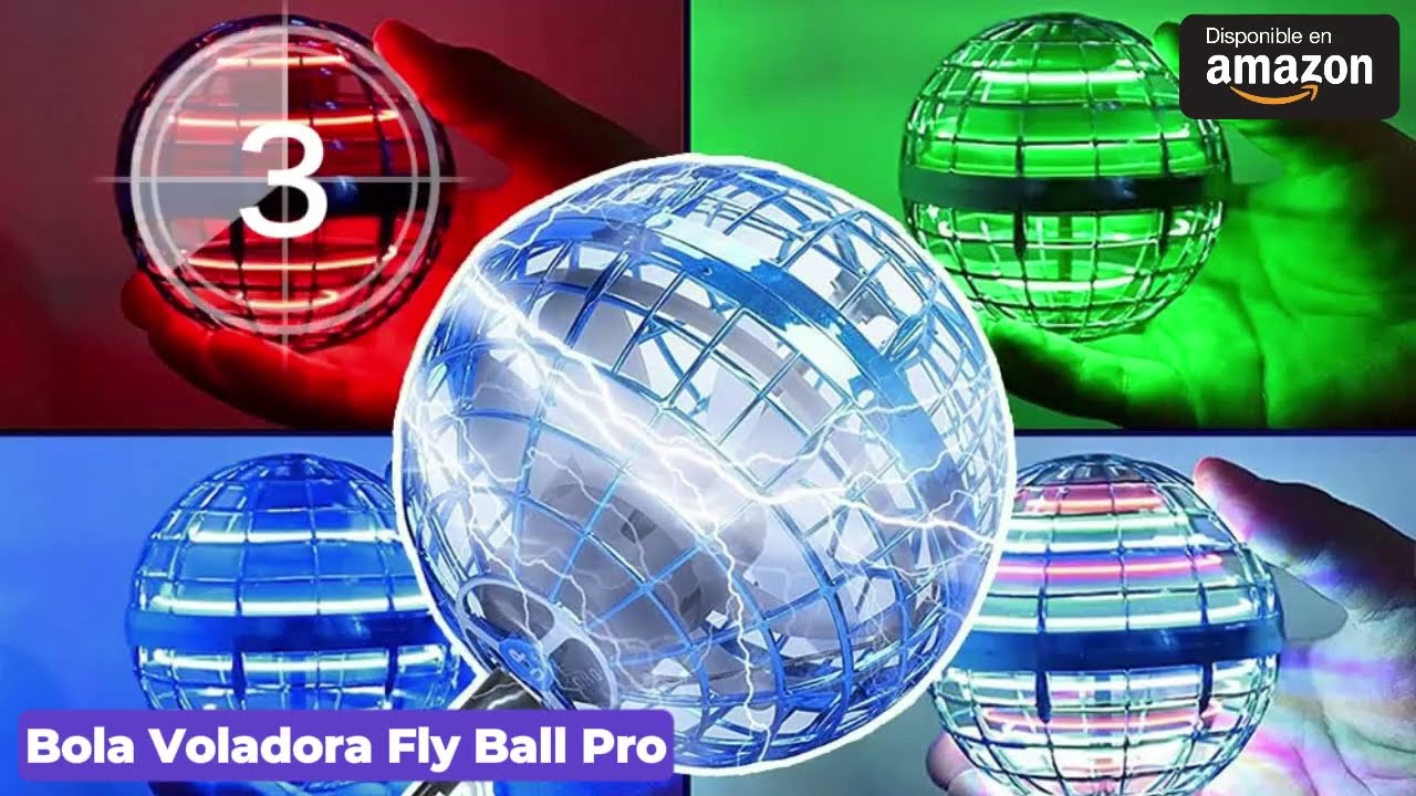 Bola Voladora Fly Ball Pro,Fly Orb Hover Ball Magic, Led Flying Boomerang  Orb Pelota Voladora 