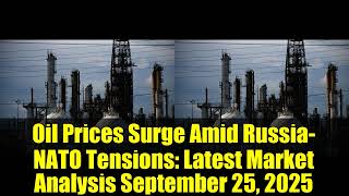 Oil Prices Surge Amid Russia-NATO Tensions: Latest Market Analysis September 25, 2025