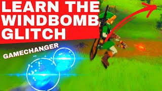 how to perform the wind bomb glitch in zelda: botw