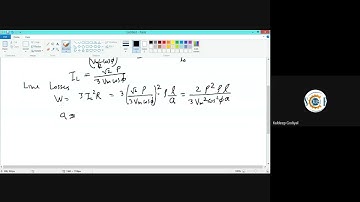 Volume of Conductor Material required in 3-phase, 3-wire AC system