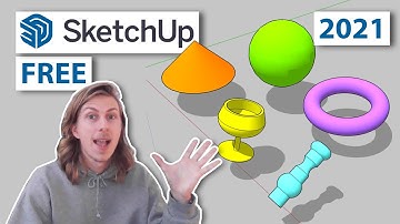 How to Create Rounded Shapes in SketchUp Free