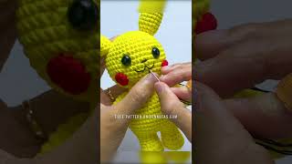 Amigurumi Embroidery Simple Tutorial for #beginners #shorts