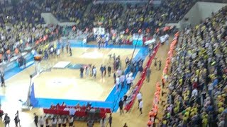 Fenerbahçe Doğuş Banvit 75 64 Maç Sonrası Tribün Coşkusu 33. Cumhurbaşkanlığı Kupası Fenerbahçenin