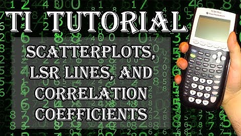 Scatterplots, Least-Squares Regression Line, and Correlation Coefficients for the TI-83/84
