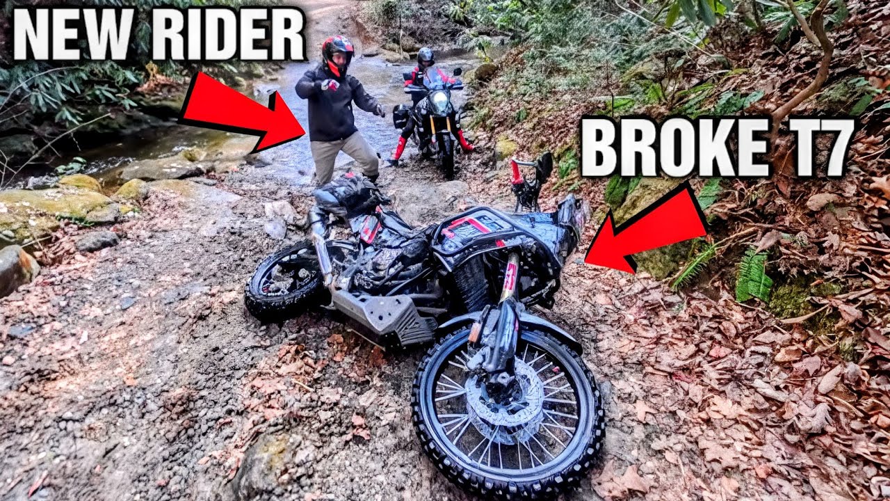 Новичок переборщил… и поплатился за это | Авария на Yamaha Ténéré 700
