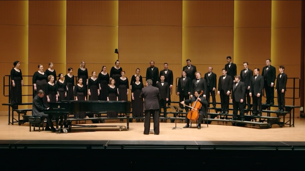 CWU Chamber Choir: SERENITY with piano improvisation (Gjeilo)
