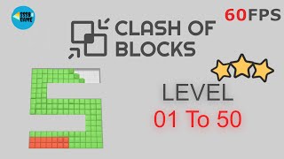 Clash of Blocks: Level 1 To 50 - 3 Stars , iOS/Android Walkthrough screenshot 5