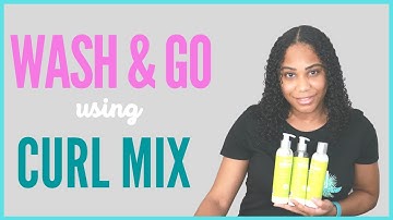 Curlmix Wash and Go on Type 3 Hair