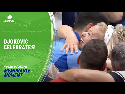 Novak Djokovic Celebrates 24th Grand Slam Title With Family | 2023 US Open