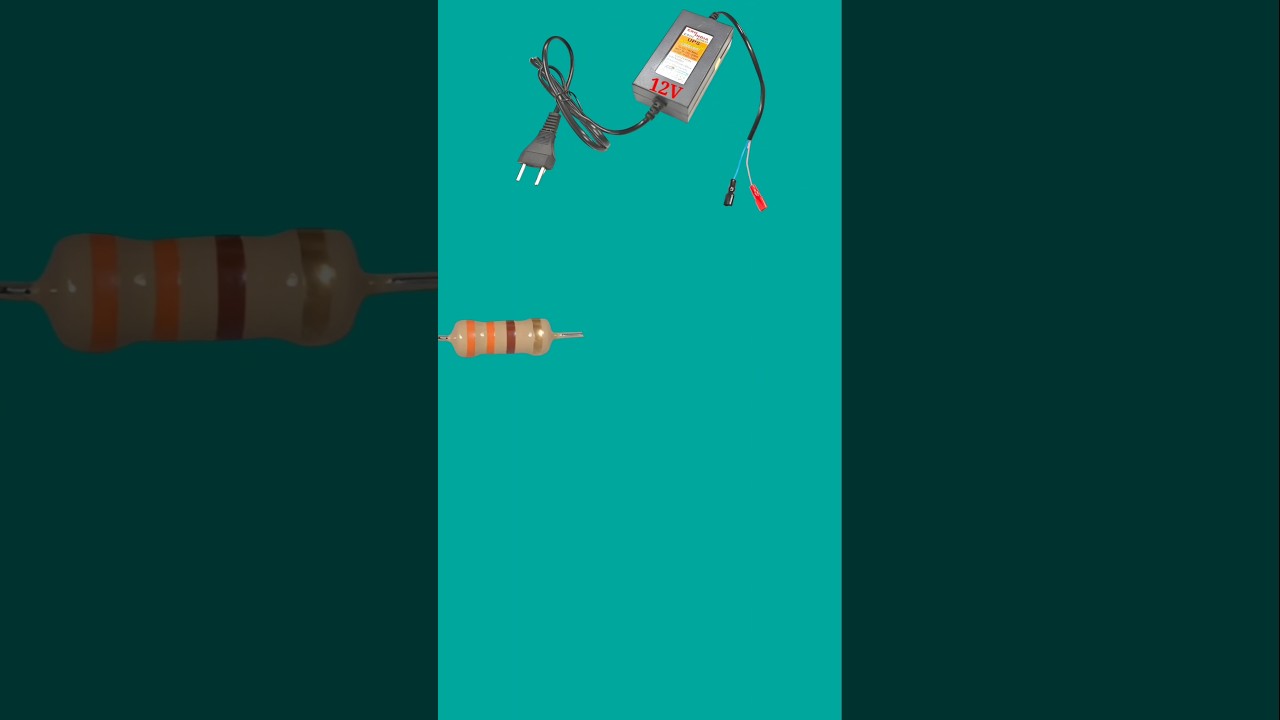 12v dc to 9v dc resistor // 12v to 9v resistor //how to reduce 12v to 9v using resistor // 