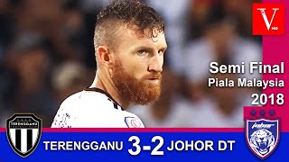 *TERENGGANU Tewaskan JDT di Larkin* TERENGGANU 3-2 JDT - Semi Final Piala Malaysia 2018 HD