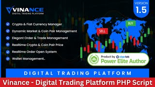 How to make own trading website | Vinance Digital Trading Platform Php script free download