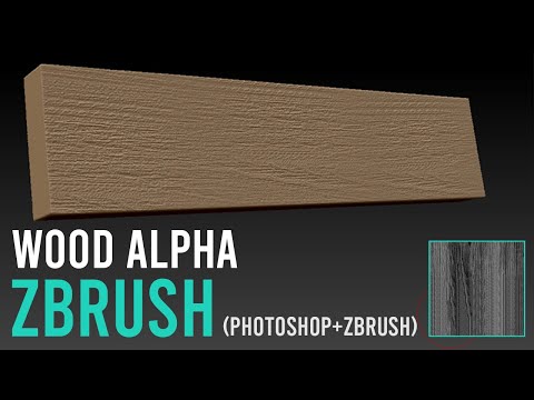 how to add alpha to zbrush