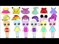 Funny Drawing idea- making Paper dolls for mlp cosplay party