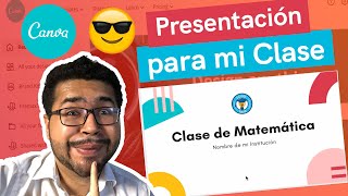 3. Cómo hacer una DIAPOSITIVA o PRESENTACIÓN para mis clases en CANVA