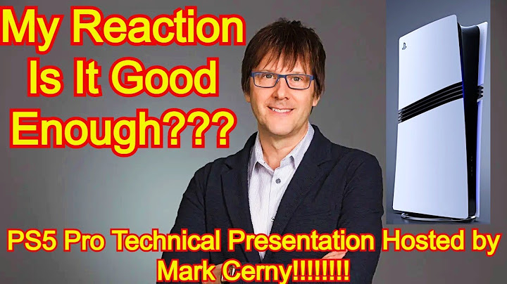 PS5 Pro Technical Presentation Reaction