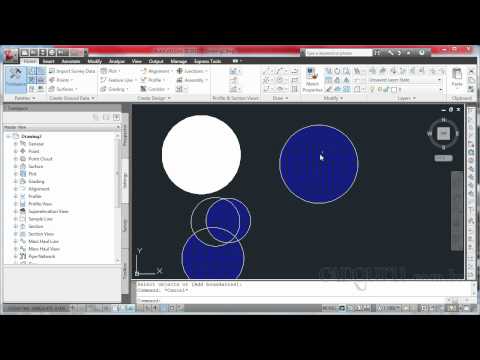 Preenchendo objetos: O Comando Hatch - Curso Básico de AutoCAD Civil 3D - Aula 3.4 - cadguru