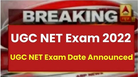 UGC NET 2022 Exam Date🔥 | UGC NET Admit Card 2022 | UGC NET ka Exam Kab Hoga #ugcnet