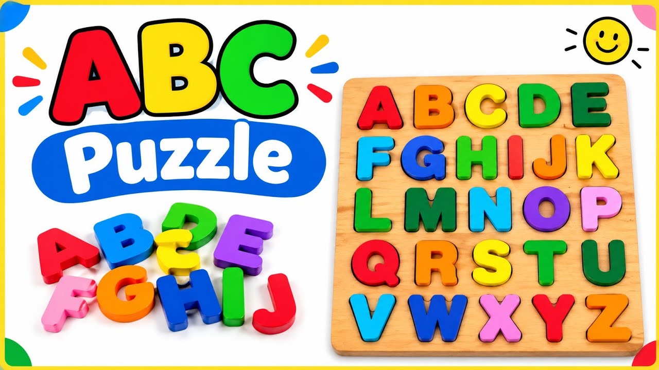 3 Minute ABC Puzzle | Help Me Find the Alphabet Letters | learn A