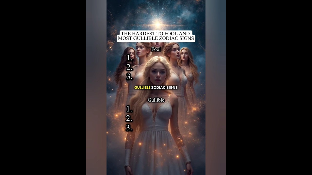 Most Gullible and Hardest To Fool Zodiac Signs 