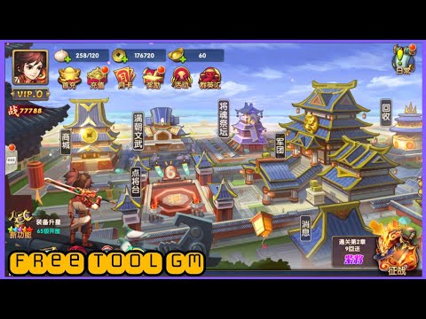 Game Lậu Mobile – Tam Quốc Quần Anh China – Free Tool GM +999.999.999 KNB