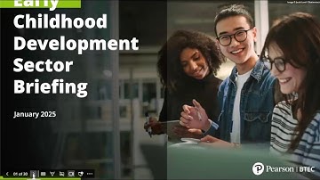 BTEC Post 16 Levels 2 and 3: Briefing Session for Early Childhood Development & CPLD