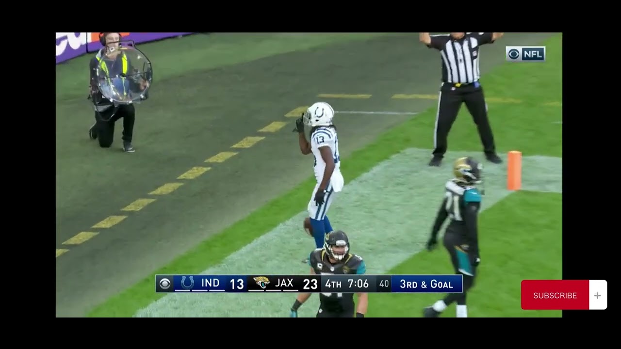 Andrew Luck finds T.Y Hilton for a fantastic touchdown play!! What a ...