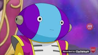 Son Goku Spricht Mit König Zeno Deutsch